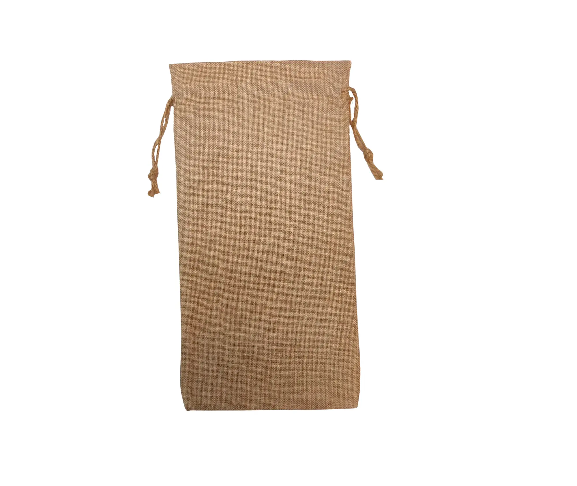 BURLAP - WINE BOTTLE BAG - 17cm x 34cm